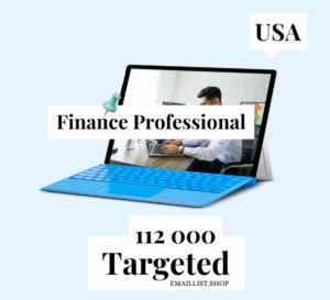 Targeted Email Lists - US Finance Money Professional
