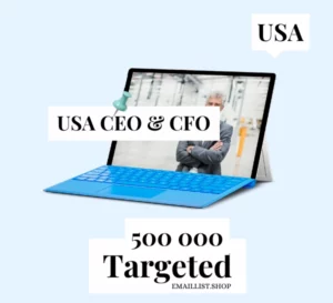 Targeted Email Lists - USA CEO CFO