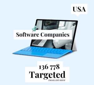 Targeted Email Lists - USA Computer Software Companies