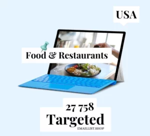 Targeted Email Lists - USA Food Restaurants