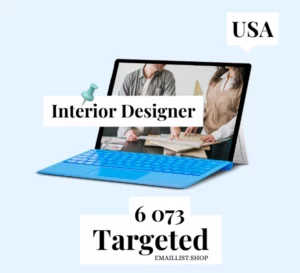 Targeted Email Lists - USA Interior Decorator Designer