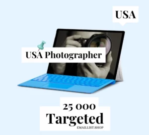 Targeted Email Lists - USA Photographer