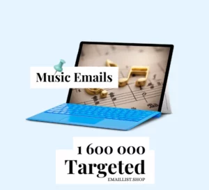 Targeted Email Lists - Music
